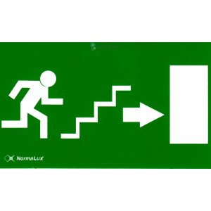 NORMALUX - PICTOGRAMA "ESCALERA DCHA.SALIDA"