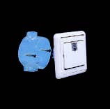 COMA - PULSADOR ESTANCO EMPOTRAR C/PILOTO BN