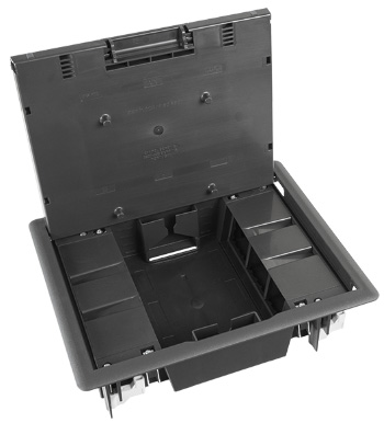 EFAPEL - CAJA DE SUELO CON 12 MÓDULOS GRIS