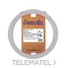 ANGUILA - PASACABLES INTERCAMB.NYLON 4mm 15m NAT.
