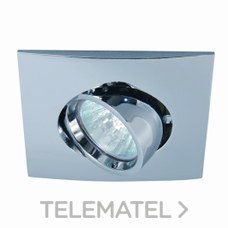 CONALUX - ARO BASCULANTE CUADRADO CROMO