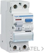 HAGER - DIF.2P 25A 30mA TIPO AC