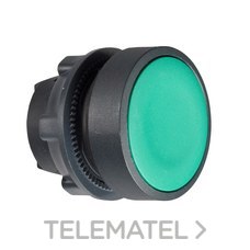 SCHNEIDER ELECTRIC - CABEZA PULSADOR RASANTE VERDE