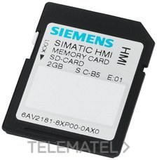 SIEMENS - TARJETA MEMORY CARD SD 2 GB P/SIMATIC HM