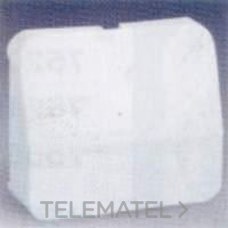 SIMON - PLACA P/SALIDA CABLE S.75 NEGRO