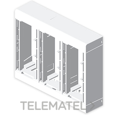 UNEX - CAJA MODULAR BL.NIEVE 6 MOD.PVC