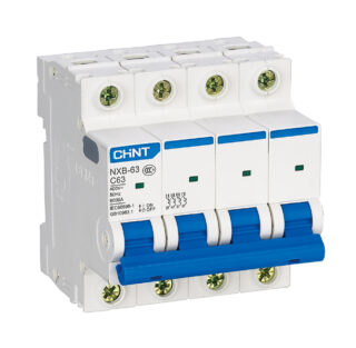 CHINT - INTERRUPTOR AUTOMÁTICO 4P 63A C 6kA
