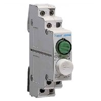 HAGER - PULSADOR+PILOTO ROJO 16A 1NC