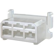 XB COMPONENTS - CONECTOR 6 VIAS PORTA-MACHO NATURAL