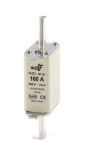 DF - FUSIBLE NHC1 gG 100A 500V C/IND.SUPERIOR
