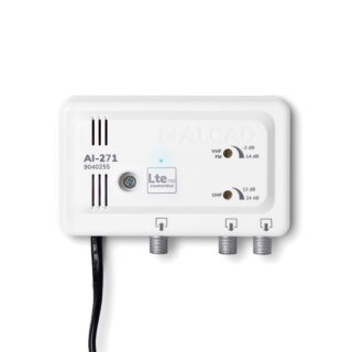 ALCAD - AMPLIFICADOR INT. 2 SAL. LTE700 B.ANCHA TV TERR.