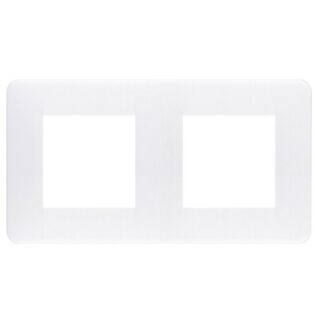 EFAPEL - PLACA DOBLE SERIE LATINA BLANCO