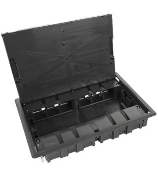 EFAPEL - CAJA DE SUELO CON 24 MÓDULOS GRIS