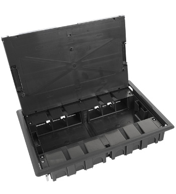 EFAPEL - CAJA DE SUELO CON 24 MÓDULOS GRIS