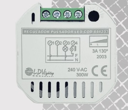 LDVlighting - PASTILLA REG. PULSACIÓN LED MÁXIMO 300W