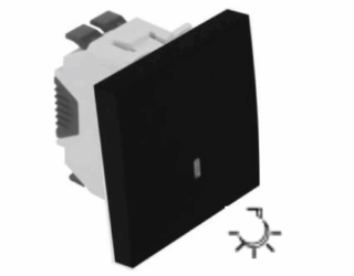 EFAPEL - PULS.LUMIN.SIMB.LUZ 250V 2 MOD.COLOR NG