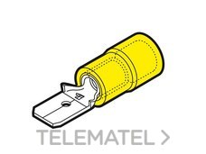 CEMBRE - TERMINAL MACHO PREAISL. 4-6 6,35x0,8