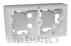 EFAPEL - CAJA SUPERFICIE DOBLE P/LOGUS 90 BLANCA