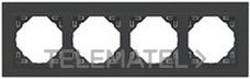 EFAPEL - MARCO 4 ELEM. ANIMATO NEGRO/NEGRO