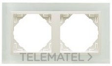 EFAPEL - MARCO DOBLE CRYSTAL CRISTAL/HIELO