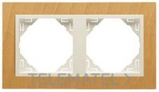 EFAPEL - MARCO DOBLE ARBORE HAYA/PERLA