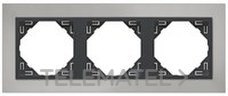 EFAPEL - MARCO TRIPLE METALLO CROMO/GRIS