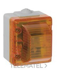 EFAPEL - SEÑALIZ.LUMIN.ALTO ESTANCA 48 GRIS/ROJO