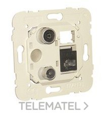 EFAPEL - TOMA MULT.R-TV-RJ45 CAT-6 UTP EST.MEC-21