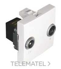 EFAPEL - TOMA R-TV INTERMEDIA 2M Q-45 BLANCA