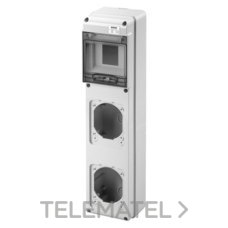 GEWISS - CAJA DISTR.Q-DIN 5M P/2 BASES 16/32A IP65