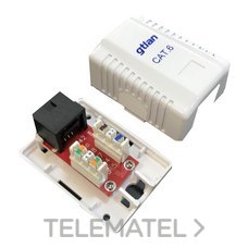 GTLAN - ROSETA SUP. 1 CONECT.RJ45 C-6