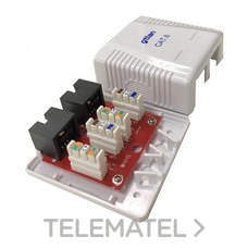 GTLAN - ROSETA SUP. 2 CONECT.RJ45 C-6