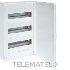 HAGER - CAJA SUPERF. 36M C/PTA.