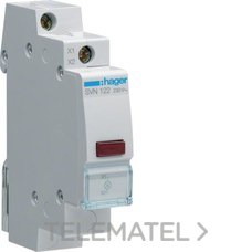 HAGER - PILOTO 230V 0,9W ROJO