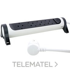 LEGRAND - BASE MÚLTIPLE PREMIUM 4x2P+T ROT 3m BL/NG