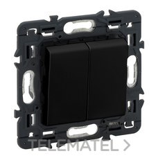 LEGRAND - INTERRUPTOR DBL.VALENA NEXT 1P 10AX DARK