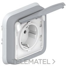 LEGRAND - ENCHUFE EMPOT.2P+T PLEXO GR.