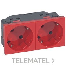 LEGRAND - TOMA DOBLE 2P+T LAT.RJ.MOSAIC-II