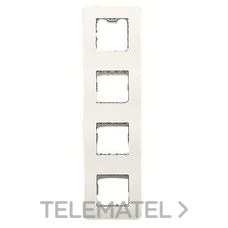 NIESSEN - PLACA 4 COMB.VERT.S/G.S.STYLO BL.ALPINO