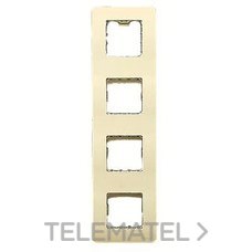 NIESSEN - PLACA 4 COMB.VERT.S/G.S.STYLO BL.MARFIL