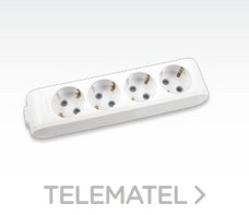 PANASONIC VIKO - REGLETA 4 SCHUKO SIN CABLE