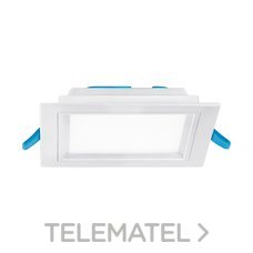 PRILUX - DOWNLIGHT KENTAU CUAD. 9W 4000K 1012lm BL.