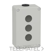 SCHNEIDER ELECTRIC - CAJA METÁLICA 3 TALADROS 80x130