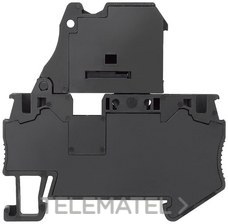 SIEMENS - BORNA PORTAFUSIBLE LED (110-250V) RESORTE 6.2mm NEGRO