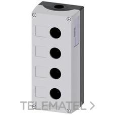 SIEMENS - CAJA P/AP.MANDO 22mm RED.4 PTO.GR.
