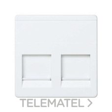 SIMON - ADAPTADOR 2 CONECTOR.RJ-AVAYA BL.NIEVE