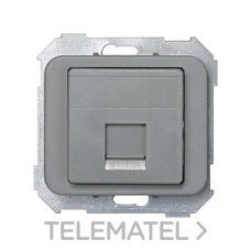 SIMON - ADAPTADOR 1 CONECTOR RJ-AMP S.75 GRIS