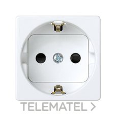 SIMON - BASE 2P TT LAT.SCHUKO+SEG.S.27 BL.NIEVE