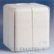 SIMON - DOBLE CONM.SUP.10A 250V IP-55 S.44 BEIGE