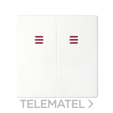 SIMON - TECLA 2 PULS.CONM.LUMIN.S.82 BN